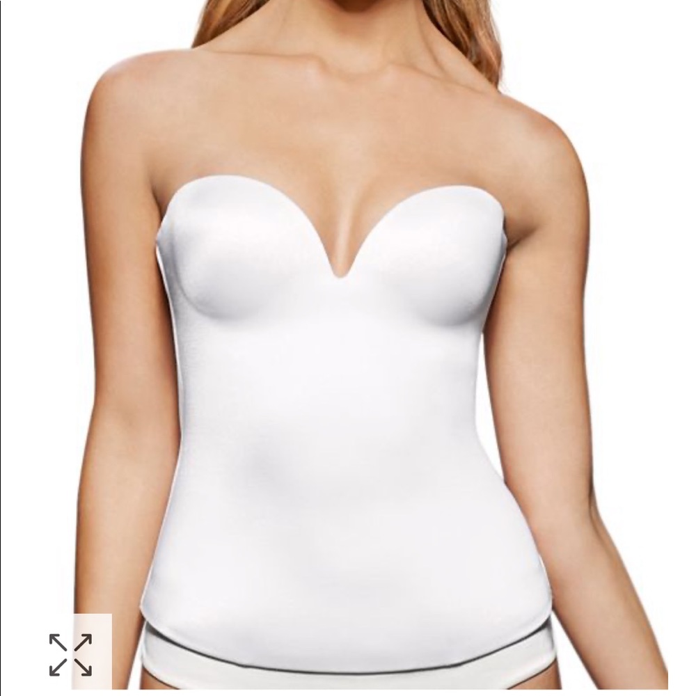 Fine lines seamless Bustier top